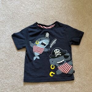 Tommy Bahama Pirate Shark Kids T-Shirt - Blue